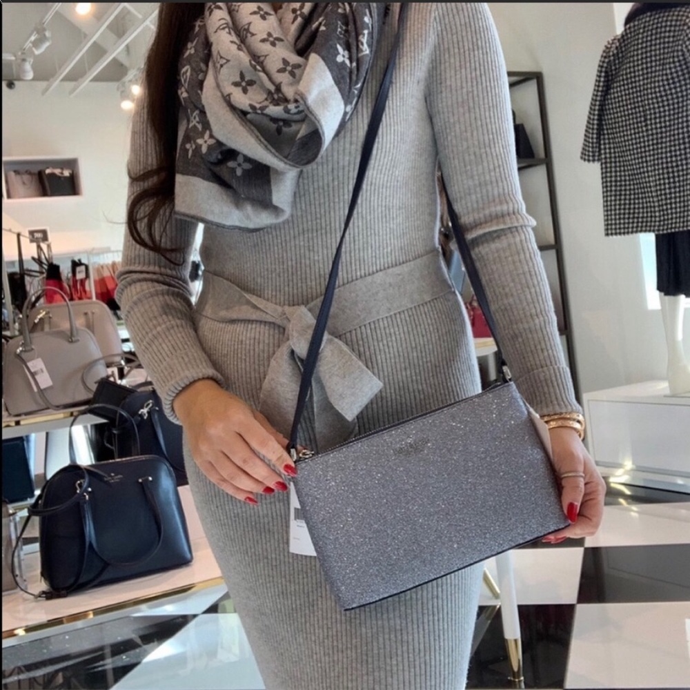 🌹Kate Spade Small Joeley Glitter Crossbody